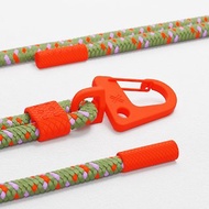 XOUXOU / 6mm登山扣掛繩-橘色格紋Orange Camouflage