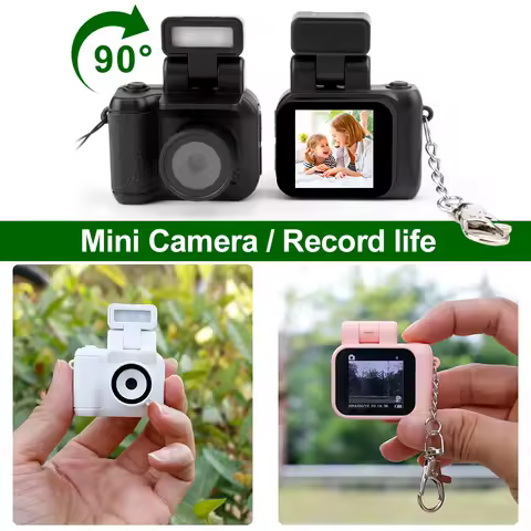 Mini Camera 1.44 Inch Thumb Student Sports Camera 720P HD Campus Portable Small Video Camera Mini Ne