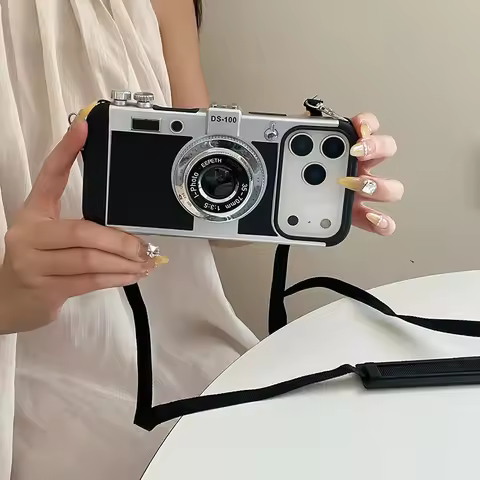 Emily in Paris Vintage Camera Design Case for IPhone Air 17 16 15 14 13 12 Pro Max Plus 17Pro 16Pro 