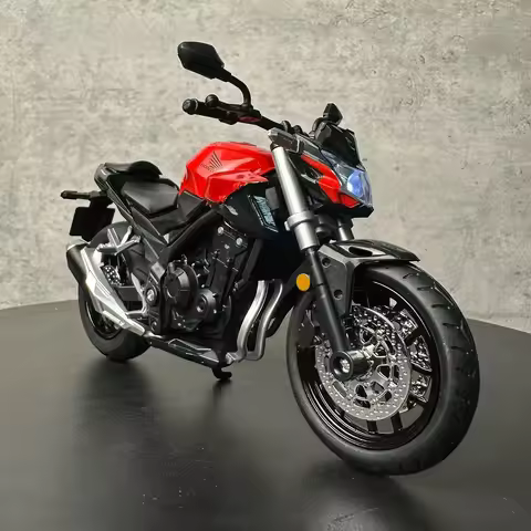 1:12 Honda CB400F R1 Motorcycles Models Toys Cars with Music Light Wheel Steering Miniature Motorcyc