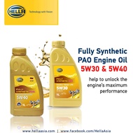 HELLA Engine Oil PAO VII SN Fully Synthetic 5W40 &amp; 5W30 - 1L  Made in Korea