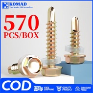 Galvanized Hex Wrench Drill Tail Screw Color Steel Tile Self Tapping Self Drilling Swallow Tail Thre