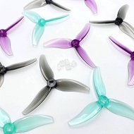 pcs/12pair 24 Gemfan Hurricane 3630 3-Blade 3 Holes PC Propeller W/adapter For FPV Freestyle 3.5inc