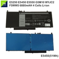 Dell 51Wh  G5M10 E5450 E5550 E5470  E5570 E5250  8V5GX  Laptop Replacement Battery
