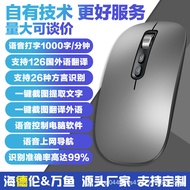 ((Ready Stock) Wanyu AI Smart Mouse Voice Typing Translation Charging Portable Silent Voice Control 