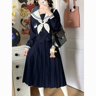 Sailor Suit - Cyan Color JK Uniform - Summer Preppy Style