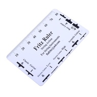 การ์ดวัดสายกีตาร์ตั้งแอคชั่น ไม้บรรทัดวัดความสูงสาย ทำจากพลาสติกอย่างดี ทนทาน Fritz Ruler String Hei