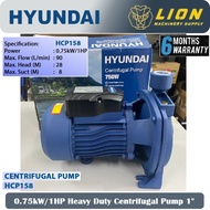 Hyundai 750W/1.0HP Centrifugal Pump 1"x1" HCP158 - Brand KOREA - Heavy Duty - 6 Months Local Warrant