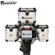 GSADV BMW R1250GS 2020 Motorcycle Top Box Aluminium & Side Box Aluminium With Pannier Rack