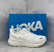 👟HOKA ONE ONE Clifton 8 緩震跑步鞋 白色