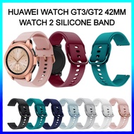 Huawei Watch GT3 42MM GT2 42MM Watch 2 Soft Silicone Strap 20MM