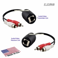 AVE02LR RCA 2chAudio/VideoCoaxial Digitalsubwoofer Extender 75m Over Cat5 Cat5E Cat6 Cable_3