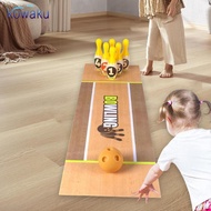 [vsrhkq] Bowling Play Set Portable Bowling Alley Game for Boys Girls Age 3+ Children