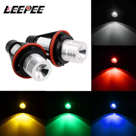 LED Car Angel Eyes Light DRL Day Running Lamps for BMW E39 E53 E60 E61 E63 E64 E65 E66 E87 525i 530i