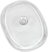 CorningWare French White 2-1/2-Quart Oval Glass Cover