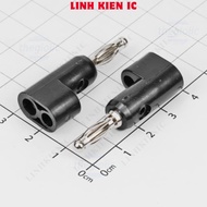 [3 Pieces]- Male Banana Head 4mm Length 41mm Black V1 Linhkien IC