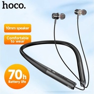 【Use time: 70 hours】HOCO ES71 Sports Wireless Bluetooth Earphone Waterproof Neckband Bluetooth Heads