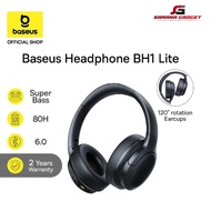 BASEUS Headphone Bass BH1 Lite Wireless Super Bass Bluetooth 6.0 Spatial Audio 80 Hour Playtime AI E