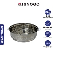 Kinogo Stainless Steal Steamer 26cm Pengukus Steamer Pot Stainless Steel Periuk Kukus Cookware Steam