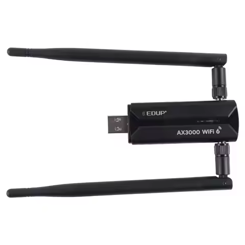 A40I AX1672 WiFi 6E Adapter 3000Mbps High-Speed USB 3.0 Tri-Band 2.4G/5G/6G Wireless Network Card wi