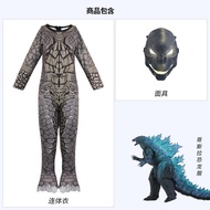 Hot sale King Kong Wars Godzilla Children cosplay Costume Godzilla Dinosaur Costume Party Movie Perf