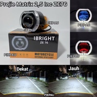 IBRIGHT 2.5inc Matrix Biled Projector Lamp ZE76