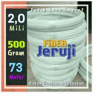 FIBER SANGKAR FIBER LAYANGAN NAGA FIBER JERUJI 2O MILI PUTIH SUSU 5