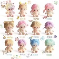 Twelve Constellation 20cm Cotton Doll 20cm Nude Doll with Skeleton Doll Interchangeable Doll
