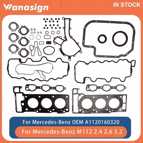 Engine Cylinder Full Head Gasket Set Fit 2.4 2.6 2.8 3.2 L T For Mercedes-Benz M112 M112.912 E240 CL