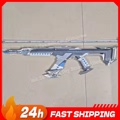 3D Printed 85cm VALORANT Game Peripherals Water Element Vandal Cosplay Prop Customize 3D Guns Decora