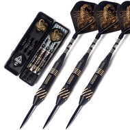 CUESOUL Scorpion Series Professional Darts Steel Tip Dart Set 22g/24g/26g Dart, Set of 3pcs