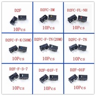 10Pcs Original mouse micro switch D2FCF7N 20M OF D2FCFK(50M) D2F D2FF D2FL D2F01 D2F01FL D2F01FT D2F