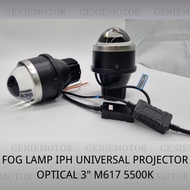 FOG LAMP IPH UNIVERSAL PROJECTOR OPTICAL 3" M617 5500K