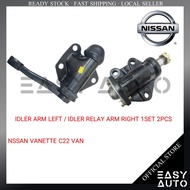 1SET 2 PIECES  NISSAN VANETTE C22 VAN (1987-2003) -IDLER RELAY ARM RIGHT STEERING IDLER ARM LEFT ( EASY AUTO )