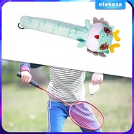 [Etekaxa] Badminton Racket Badminton Tennis Grip, Cartoon Dragon Doll Racquet Sleeve Non Slip Racket Handle Grip