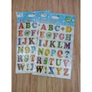 Emboss Alphabet Sticker 145mm X 260mm