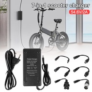 SYF 54.6V 2A ebike Fast Charger (7 Plugs) Universal for 48V Lithium Battery 13S Electric Bike & Scoo