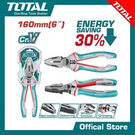 TOTAL 160mm high ungkit power combination pliers THT210606S High leverage combination pliers crimpin