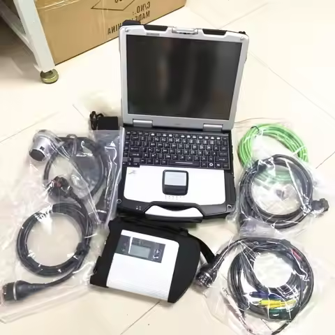 MB SD C4 MB Star Diagnostic C4 with Newest Software v2025.12 SSD 480gb with CF-31 for Panasonic 90% 
