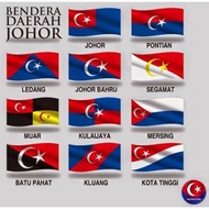 Bendera Daerah Johor / Johor Bahru / Malaysia