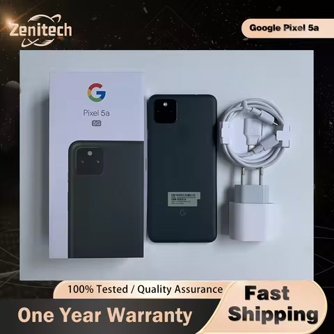 Original Google Pixel 5a pixel5a 6GB+128GB 6.34" OLED NFC 12.2MP+16MP+8MP Snapdragon 765G-5G OctaCor
