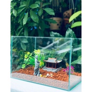 (SH) (NATIONWIDE) Desktop aquarium complete set 30x20x20cm betta aquarium - super beautiful complete