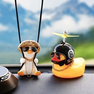 2 PCS Swinging Duck Car Hanging Ornament Cute Swing Duck Car Pendant Swing Duck Auto Decoration Flyi