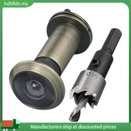 [in stock]220-Degree Solid Brass Peep Holes for Door with 16mm Drill Bit, 0.63 Inch Door Peephole wi