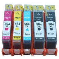 564 XL 564XL 564-XL Compatible 5 Multi Pack Ink Cartridge Printer HP564 HP-564 (B/PB/BK/C/M/Y)