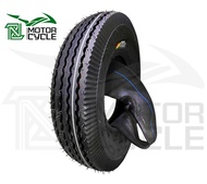 NZ MOTORCYCLE FMP Tube Type Tire 400x8 With Free Interior BAJAJ RE / YAMAHA CHAPPY