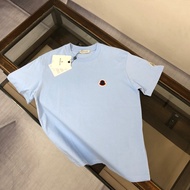 Moncler/Moncler 2026 Early Spring New Style Short-Sleeved T-Shirt Men's Women's Couple Style Pullove