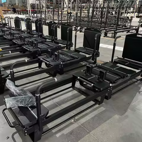 Super Wide Super Large Core Bed Professional Pilates Reformer Commercial Aluminum Cama De Pilates Re