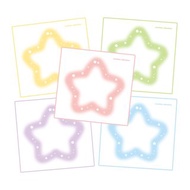 star milkyway paper sticker MIX (15 sheets)