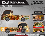 Decal stiker mobil pick up sticker mobil L300 Granmax T120ss futura new carry decal printing menutup